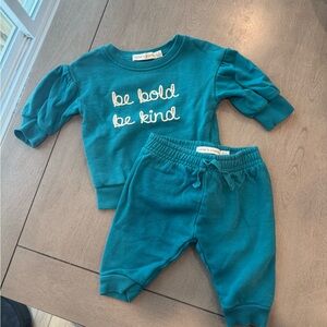 Teal Kids Bottoms Set